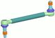 STABILISATORSTANG OEM-LEMFORDER 373MM + ZELFBORGEN